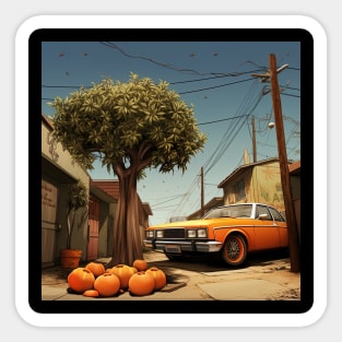 Orange tree Sticker